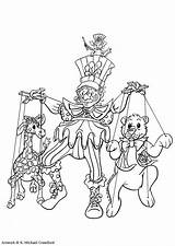 Dibujos Marionetten Marionnette Malvorlage Burattini Titeres Poppenkast Kleurplaat Puppet Puppets Disegni Ausdrucken Kleurplaten sketch template