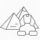 Pyramid Giza Drawing Egyptian Pyramids Egypt Drawings Getdrawings Clipartmag Paintingvalley Icon sketch template