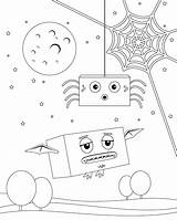 Block Big Singsong Colouring Halloween Cbc Pages Printable Parents Knows Hat Cat Ca sketch template