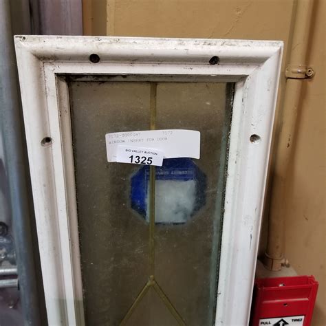 window insert  door    big valley auction