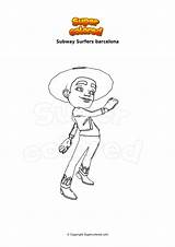 Surfers Subway sketch template