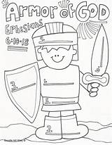 Armor God Coloring Pages Armour Kids Bible School Sunday Lesson Preschool Lessons Crafts Printable Activities Christmas Sheet Drawing Whole Craft sketch template