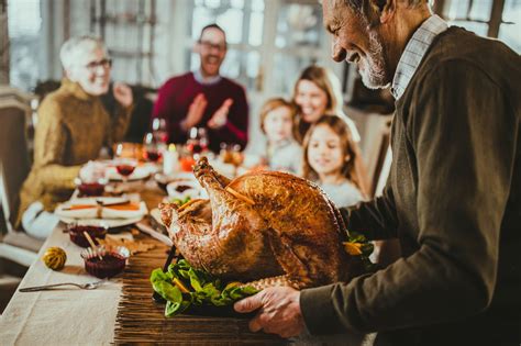 thanksgiving is a time for tradition with american families gathering