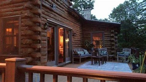 log cabin deck log home living cabin deck log homes