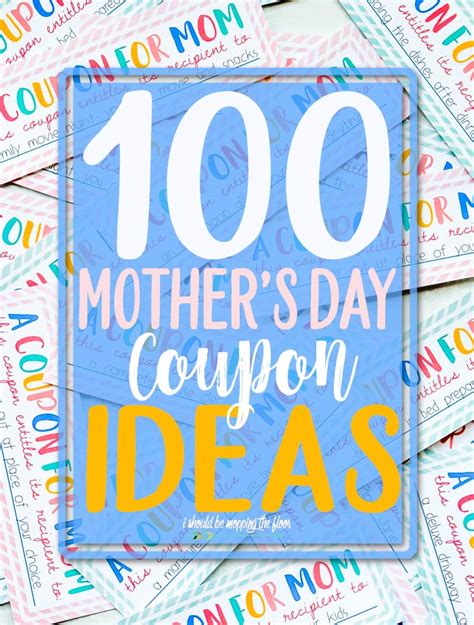 mothers day coupon ideas    mopping  floor