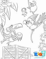 Coloring Rio Pages Sheets Colouring Blu Printables Printable Part Kids Blue Rio2 Color Disney Movie Cartoon Giveaway Ray Kiddycharts Sheet sketch template