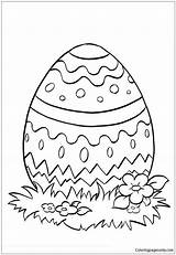 Easter Religious Pages Themed Egg Coloring Eggs Color Printable Culture Arts Coloringpagesonly sketch template