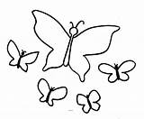 Butterfly Coloring Cartoon Simple Pages Easy Outline Printable Drawing Color Butterflies Clipart Print Clip Cliparts Colouring Kids Line Sheet Wing sketch template