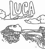 Luca Coloriage Imprimir Lucas Película Kleurplaten Kleurplaat Actividades sketch template