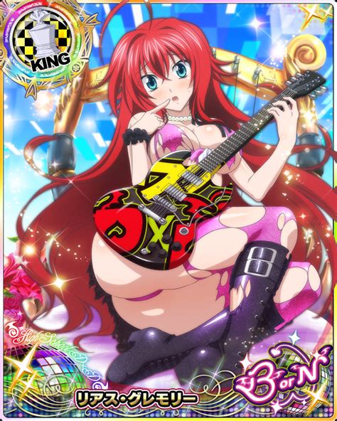 High School Dxd Mobage Cards [rock Ii] Rias Gremory 2
