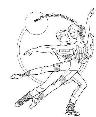 barbie coloring pages barbie dancer tennis player   vacation