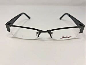 bellagio eyeglasses frames    metal black     rim bb ebay