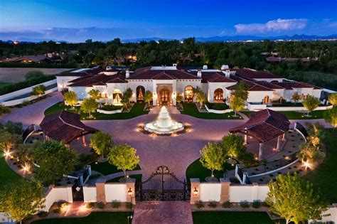 elegant estate  paradise valley arizona    sale mansions luxury homes dream
