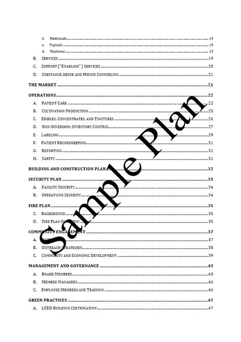 business plan sample  printable documents