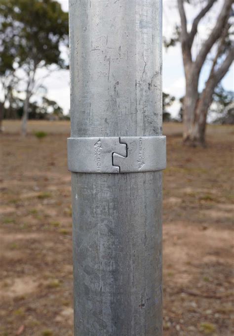 galvanised twist tight post and stay connectors rotech rural