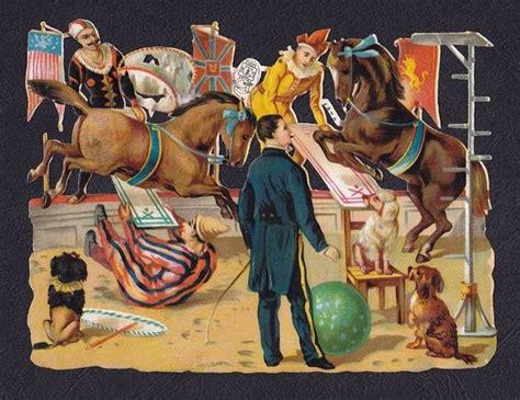 circus scenes tuckdb ephemera victorian scrap victorian art prints
