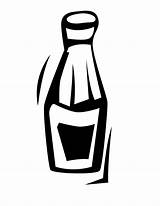 Ketchup Bottle Cliparts Clipart Template Coloring Clip Library sketch template