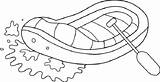Raft Rafting sketch template