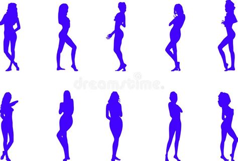 Silhouettes Naked Women Stock Illustrations – 203 Silhouettes Naked