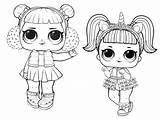 Lol Surprise Doll Snow Angel Unicorn Coloring sketch template