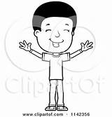 Adolescent Teenage Arms Boy Happy Open Clipart Cartoon Thoman Cory Outlined Coloring Vector 2021 sketch template