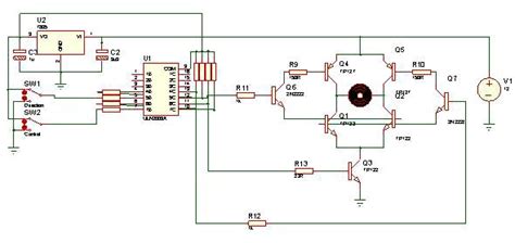 schematic connection   driver circuit  scientific diagram