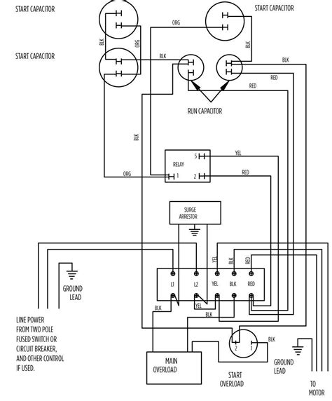 electric motor capacitor wiring diagram wiring diagram