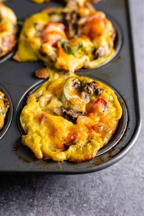 breakfast egg muffins cups   perfect  meal prepping