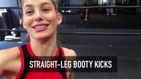 how to get a butt like victoria s secret model cami morrone without
