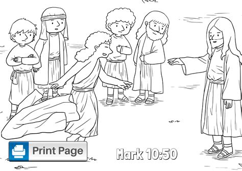 jesus heals  blind man coloring pages  printables connectus