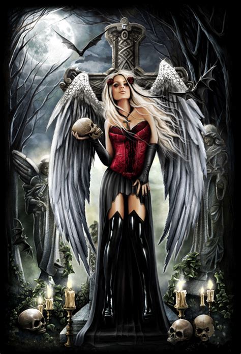 Hot Angel Gothic Fantasy Art Fantasy Art Women Dark Fantasy Art