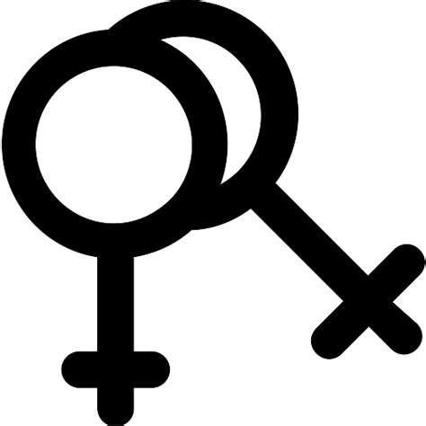 lesbiana iconos gratis de señales