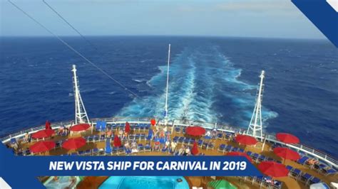 cruise news  vista class ship  carnival   youtube