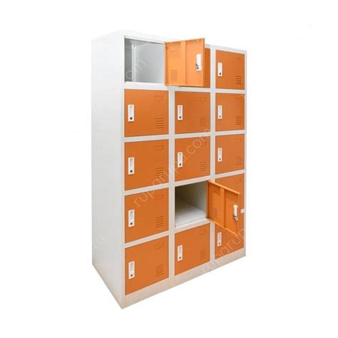 Jual Informa Lemari Loker Besi Jumbo Locker Cabinet 15 Pintu Oranye