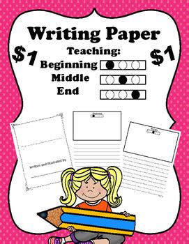 writing paper beginning middle    alecia mabalay tpt