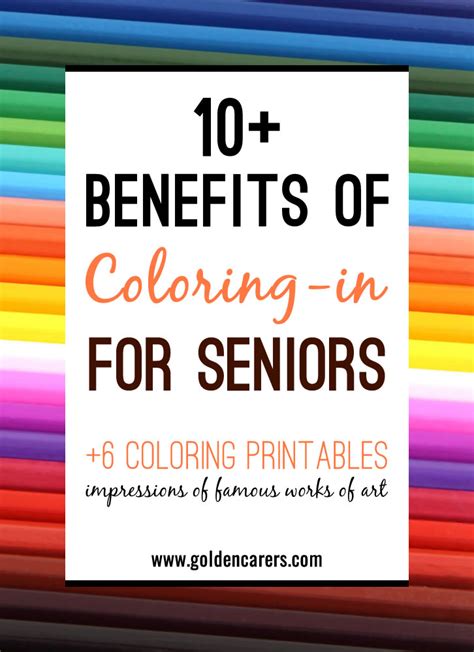 benefits  coloring    elderly