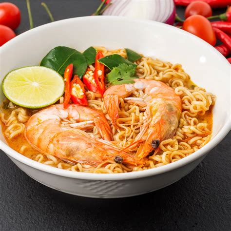 tom yum shrimp instant noodles   mama thai food  authentic thai supermarket