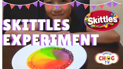 kids science experiment  skittles skittles science rainbow youtube