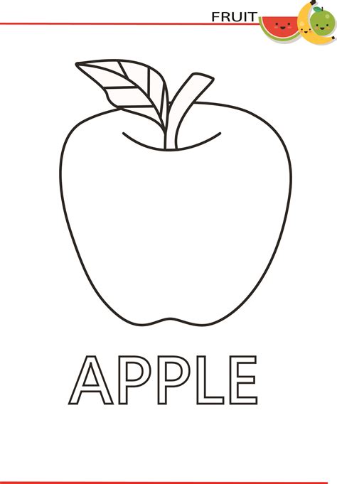 drawing  colouring fruits fruit coloring pages toddler coloring