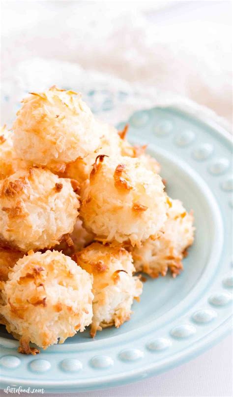 easy coconut macaroons a latte food