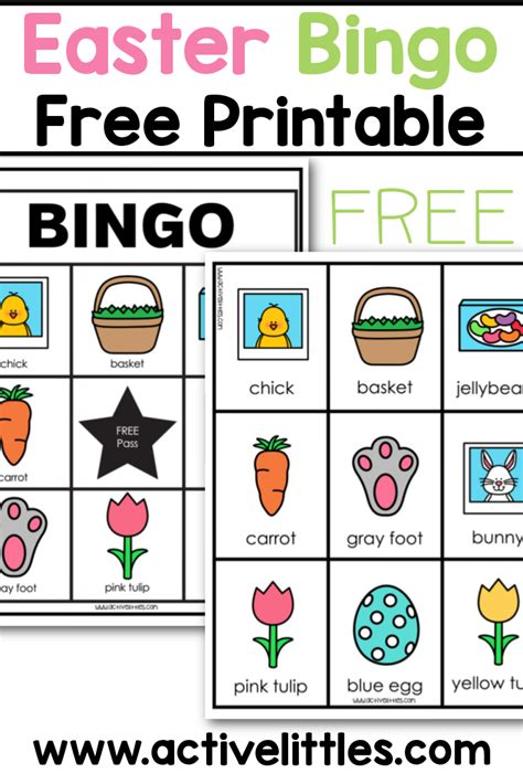 bingo cards  kids