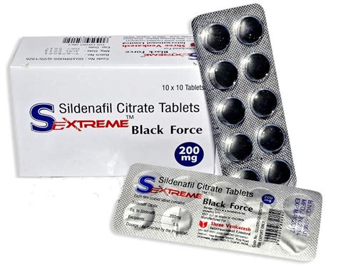 sextreme black force 200 mg duplo jače od kamagre