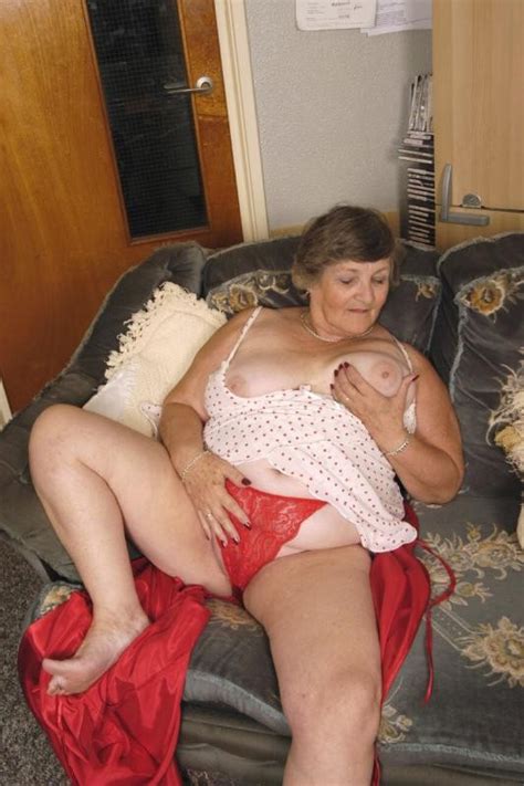fat granny teasing on a couch pichunter