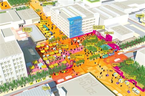 gallery  techtown district plan sasaki associates  landscape