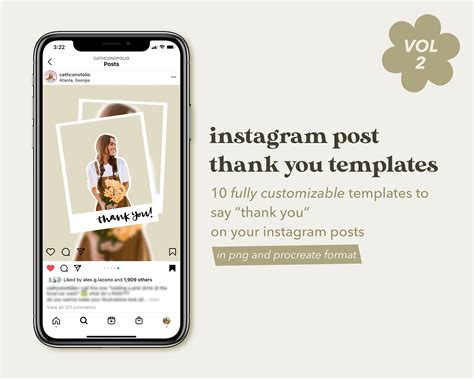 instagram   templates vol  instagram engagement etsy uk