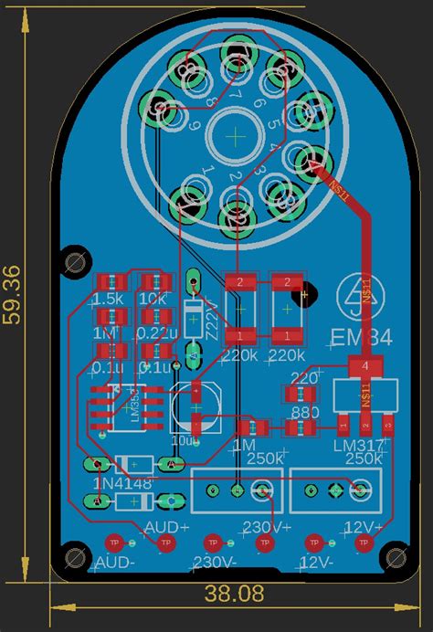 em indicator tube driver layout review request printedcircuitboard