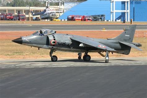 bae sea harrier aircraft   indian navy  res photographs aa