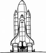 Raketen Shuttle Ausmalbilder Malvorlage Rakete Ausmalbild Weltall Ausmalen sketch template