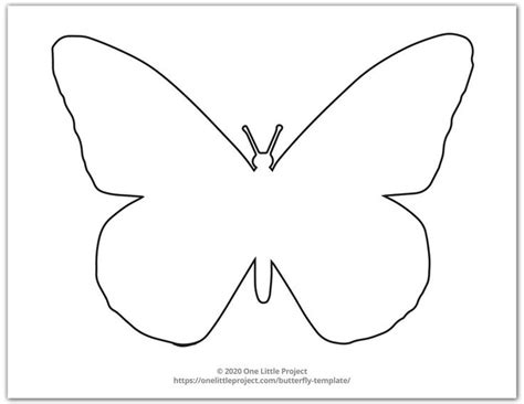 large monarch butterfly outline  butterfly template butterfly