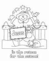 Coloring Jesus Reason Christmas Pages Season Karla Bible Easter Colors Choose Board Kids Books Adult Print sketch template